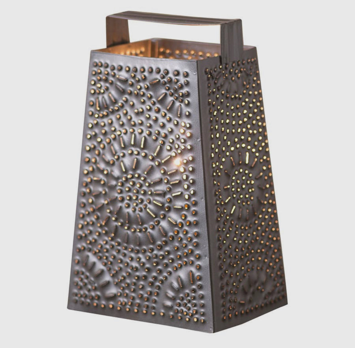 Cheese Grater Table Top Accent Light