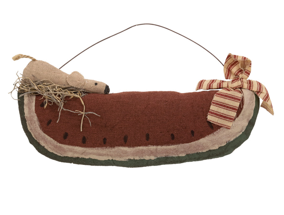 Primitive Mouse on Watermelon Hanger