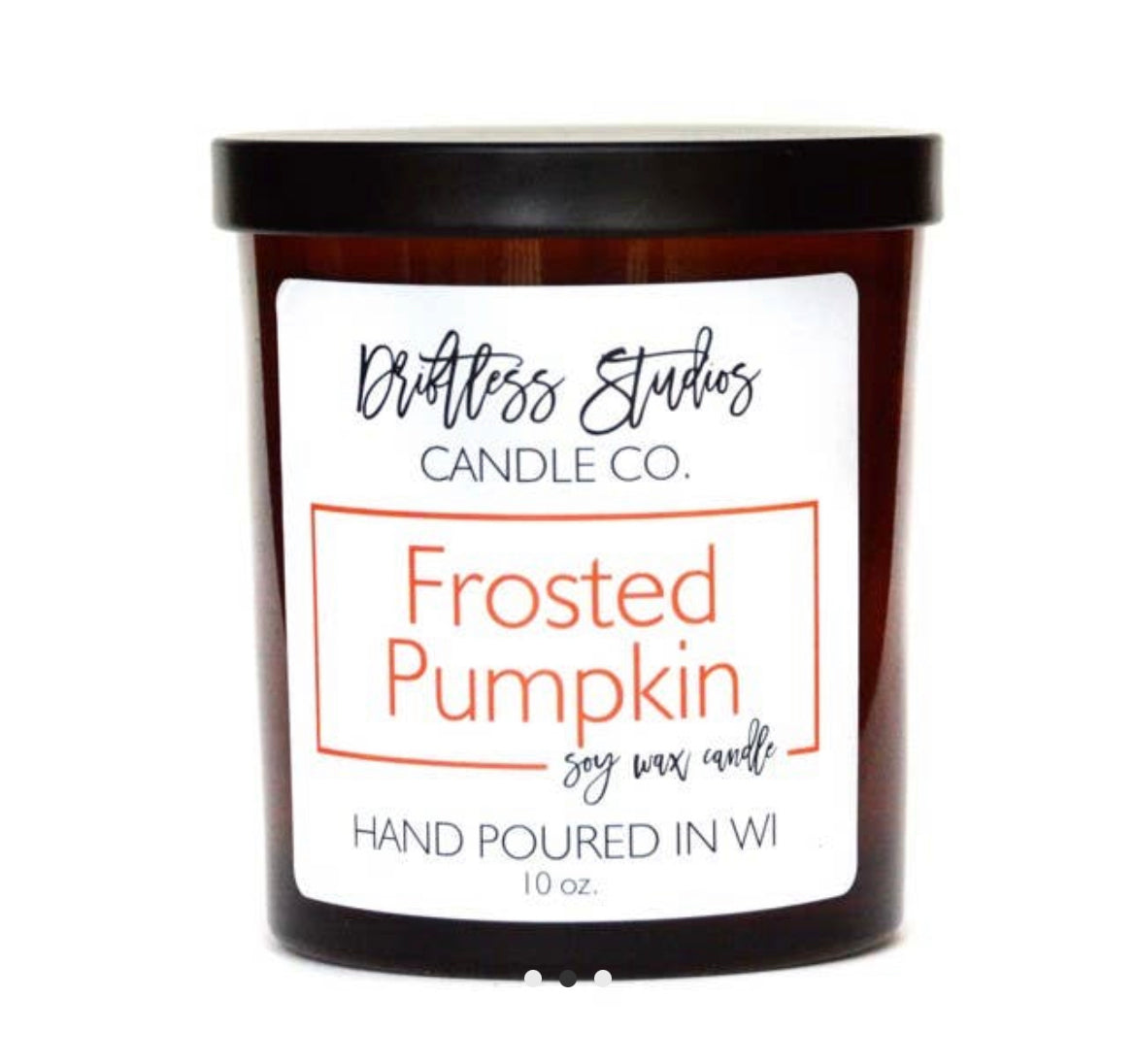 Frosted Pumpkin Soy Candle - 10 Oz.