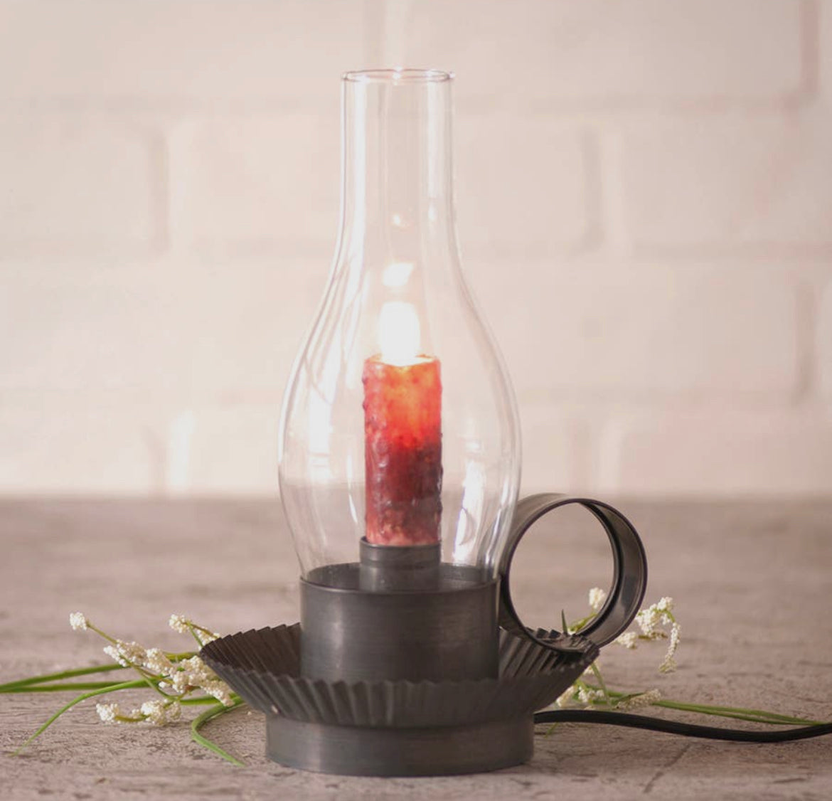 Public House Hurricane Lantern - Kettle Black