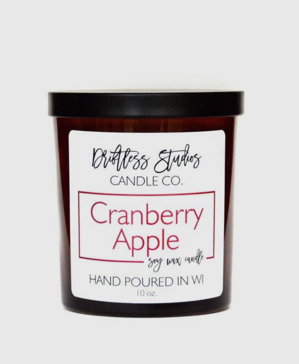 Cranberry Apple Soy Candle - 10 Oz