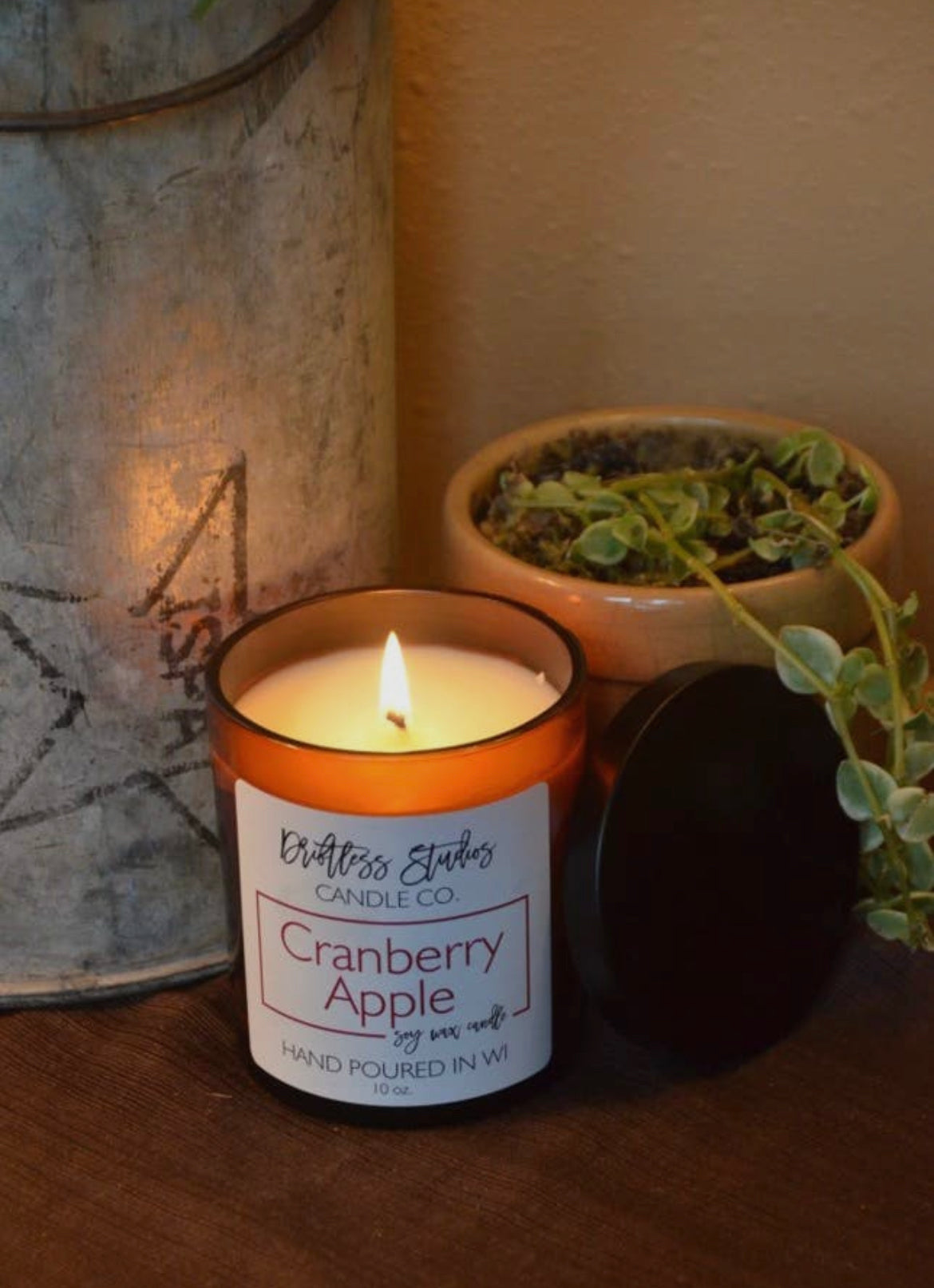 Cranberry Apple Soy Candle - 10 Oz