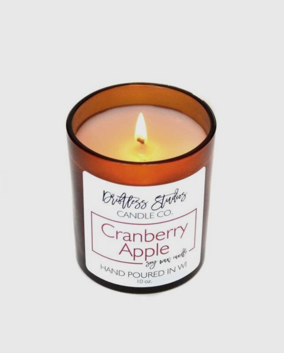 Cranberry Apple Soy Candle - 10 Oz