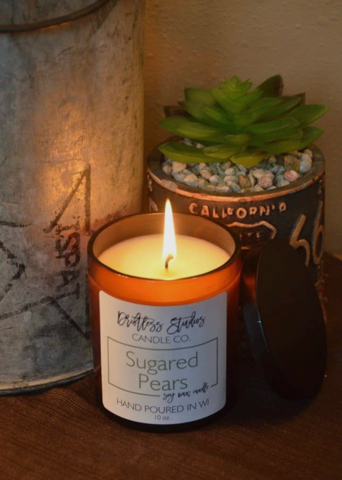 Sugared Pears Soy Candle - 10 Oz