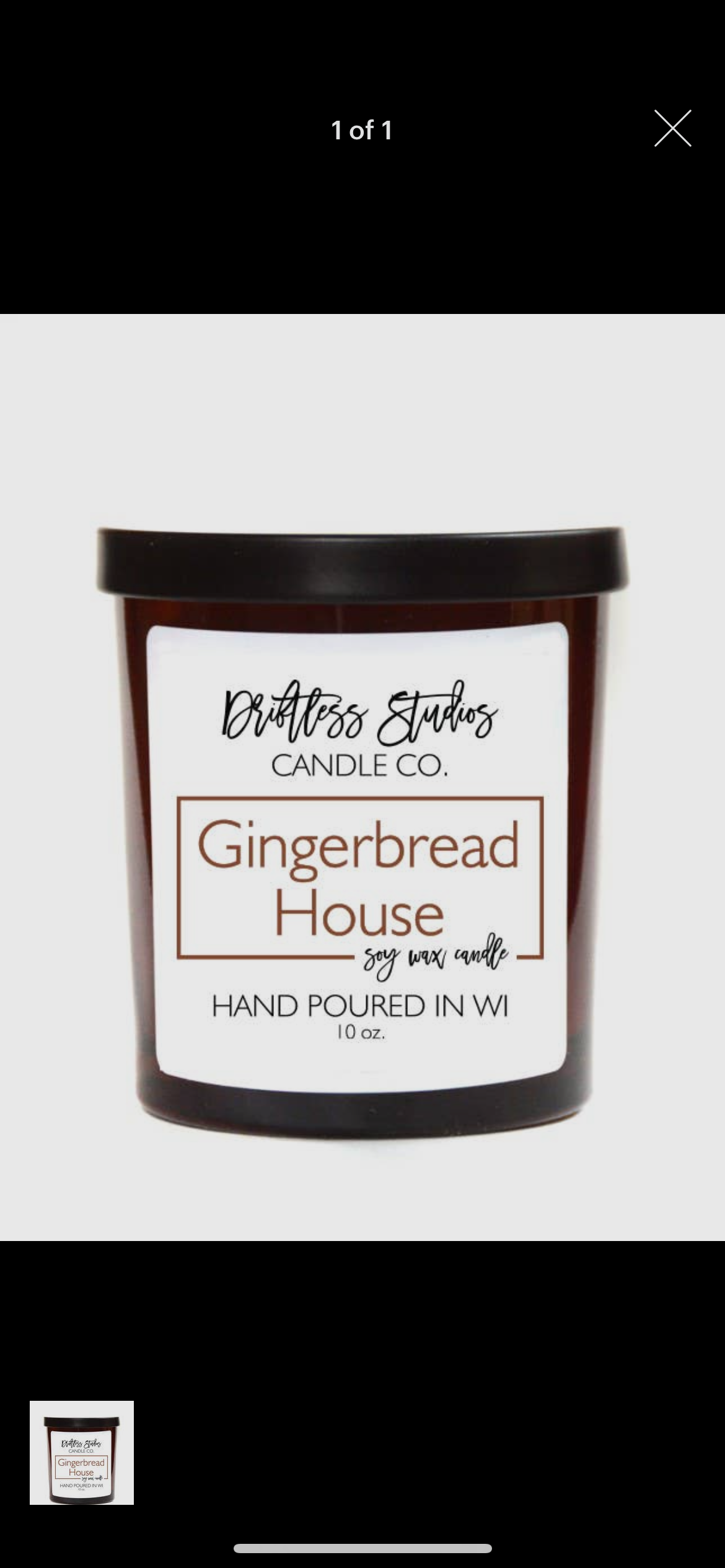 Gingerbread House Soy Candle - 10 oz