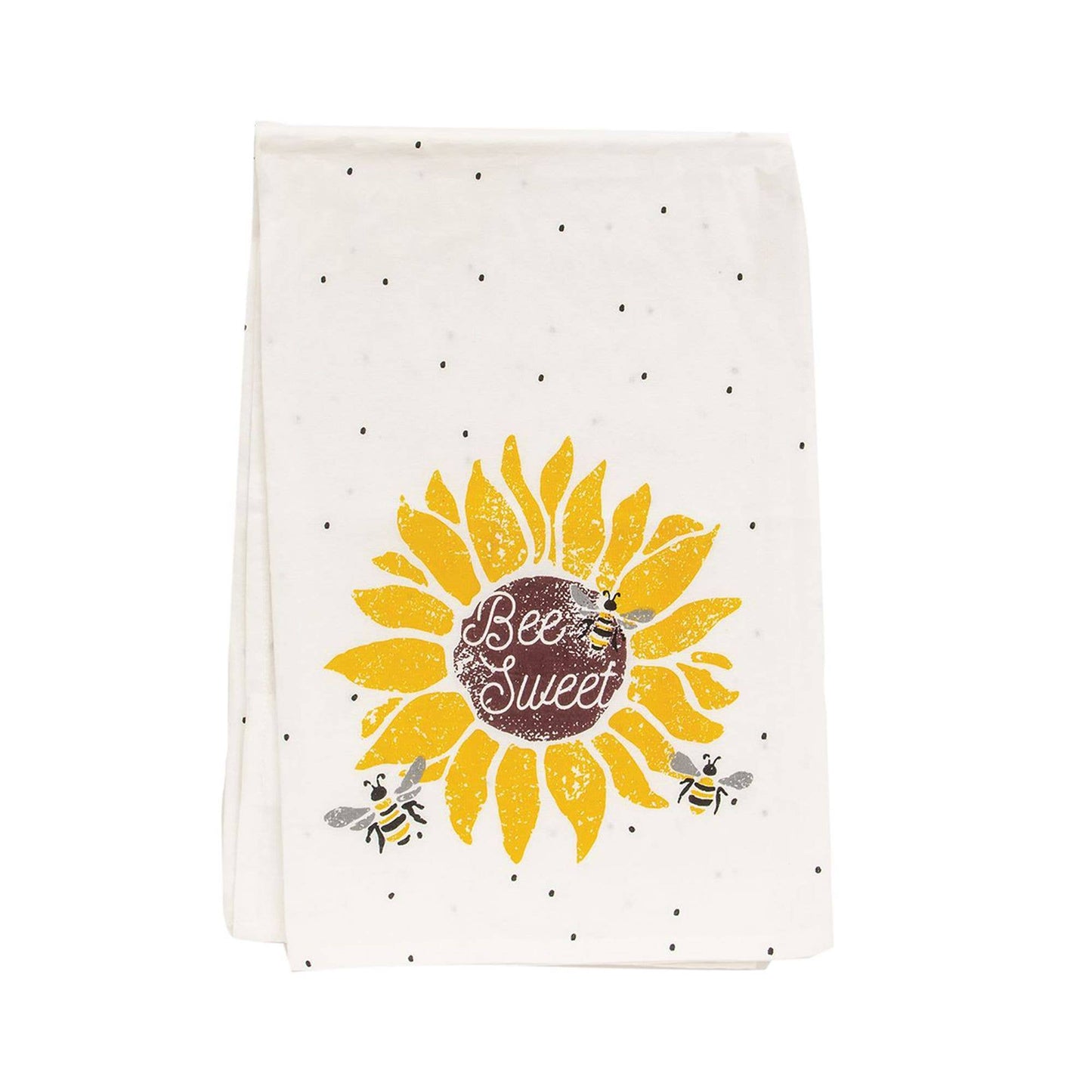 Bee Sweet Bees & Sunflower Dish Towel