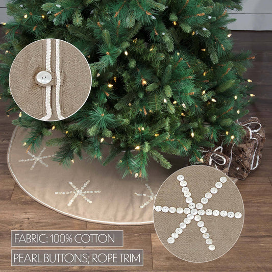 VHC Brands Pearlescent Tree Skirt